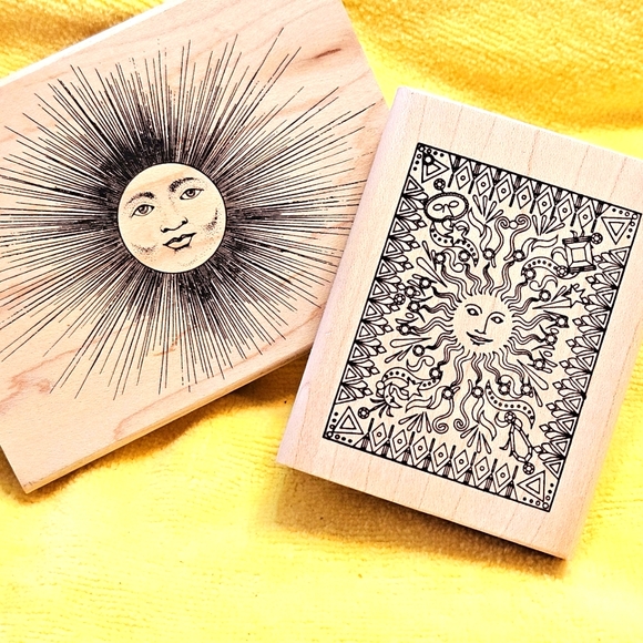 Sun god rubber stamps - Picture 2 of 6